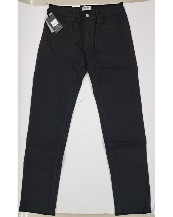 Men's 5-Pocket Denim Jeans stock lot CH/M-34178 - black