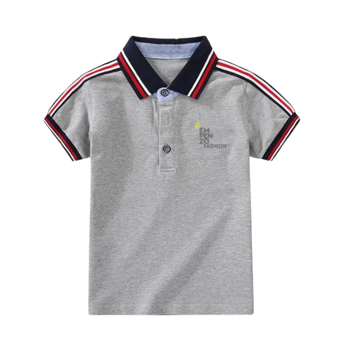 Children Boys Printed Polo Shirt