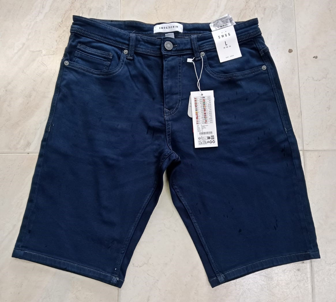 Men's 5-Pocket Denim Shorts stock lot CH/M-34147