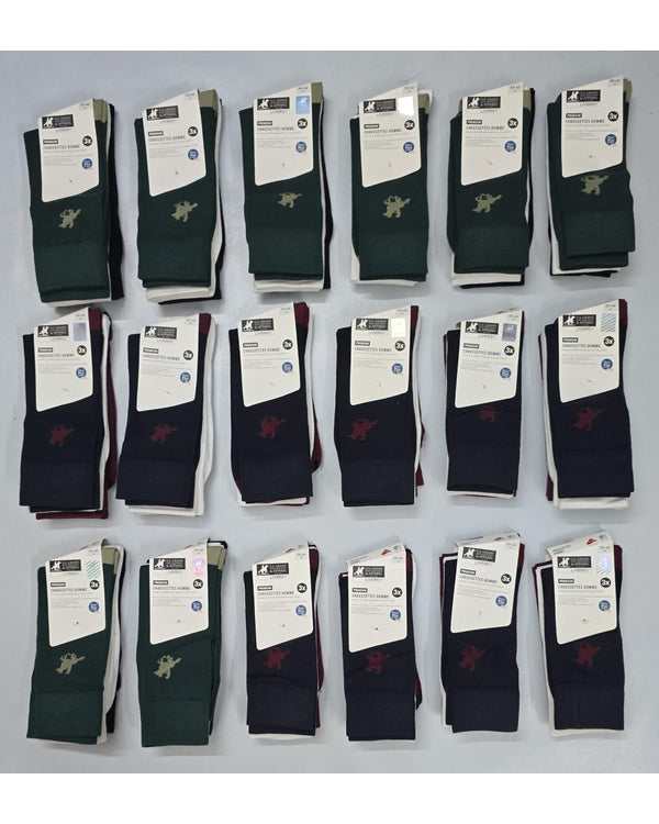 Men's Socks stock lot CH/M-34174 - dress sock colour range