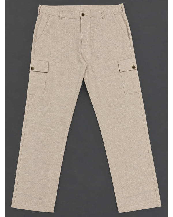 Men's Cargo Long Pants stock lot CH/M-34196 - beige