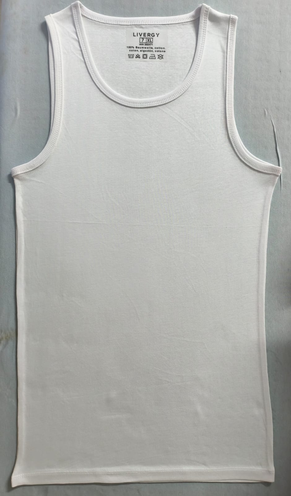 Men's Vest stock lot CH/M-34207 - white