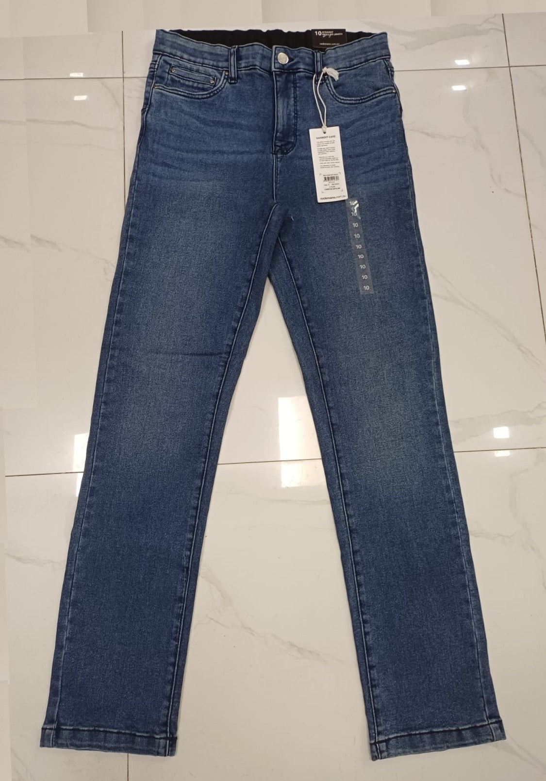 Women's 5-Pocket Denim Long Pants stock lot CH/W-34085