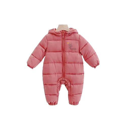 Boys and Girls Romper Hooded Jacket Winter