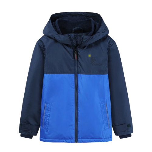 Winter Children's Hooded Jacket Waterproof and Windproof