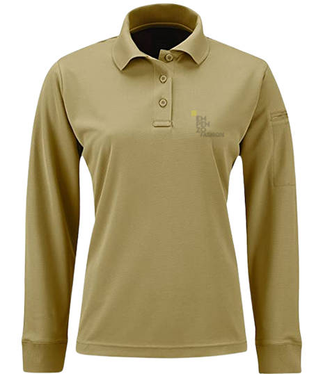 Women's Uniform Long Sleeve Polo Shirt