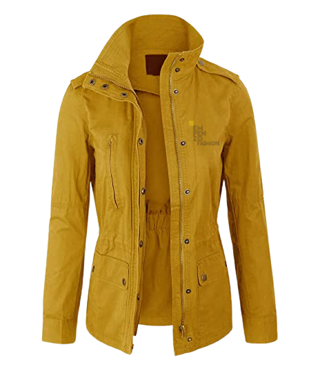 Women's Military Safari Jacket with Pockets